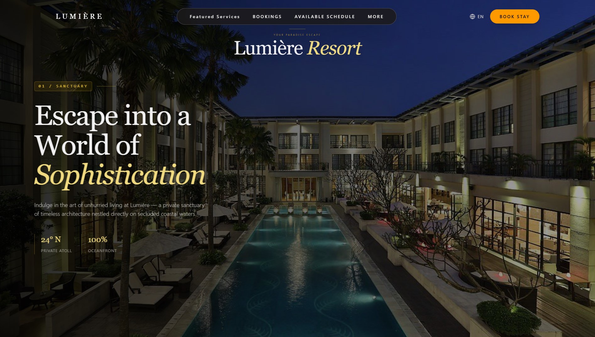Lumiere Resort Slide 2
